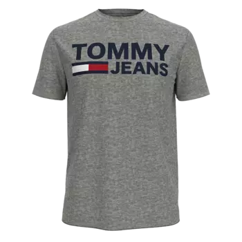 Футболка Tommy Jeans Lockup, серый