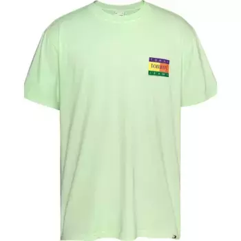 Футболка Tommy Jeans Reg Summer Flag Ext, зеленый