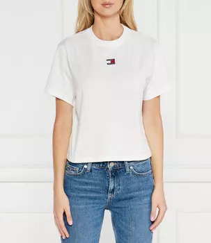 Футболка Tommy Jeans Regular Fit, белый