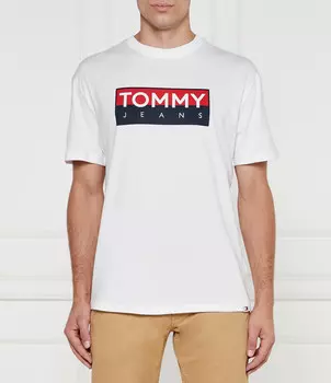 Футболка Tommy Jeans Regular Fit, белый