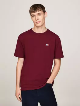 Футболка Tommy Jeans Regular Fit, бордо