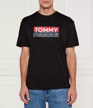 Футболка Tommy Jeans Regular Fit, черный