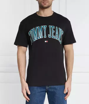 Футболка Tommy Jeans Regular Fit, черный