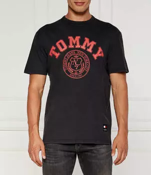 Футболка Tommy Jeans Regular Fit, цвет grafite