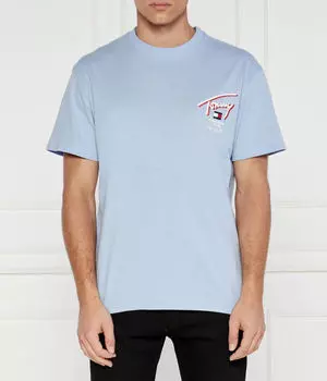 Футболка Tommy Jeans Regular Fit, голубой