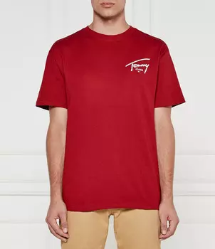Футболка Tommy Jeans Regular Fit, красный
