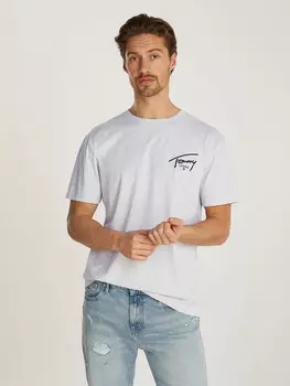 Футболка Tommy Jeans Regular Fit, серый
