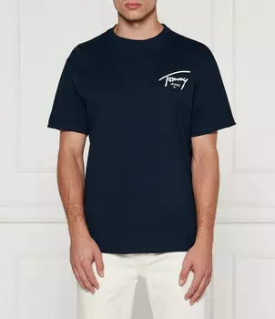 Футболка Tommy Jeans Regular Fit, темно-синий