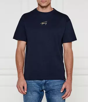 Футболка Tommy Jeans Regular Fit, темно-синий