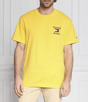 Футболка Tommy Jeans Regular Fit, желтый