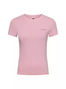 Футболка Tommy Jeans, розовый
