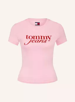 Футболка Tommy Jeans, розовый