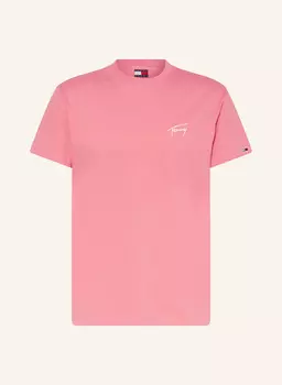 Футболка Tommy Jeans, розовый