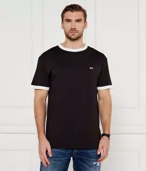 Футболка Tommy Jeans Slim Fit, черный