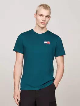 Футболка Tommy Jeans Slim Fit, цвет mare