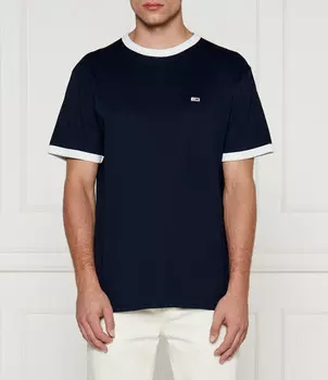 Футболка Tommy Jeans Slim Fit, темно-синий