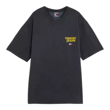 Футболка Tommy Jeans Smiley Back Logo, темно-серый