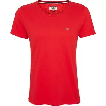 Футболка Tommy Jeans Soft Short Sleeve Crew Neck, красный
