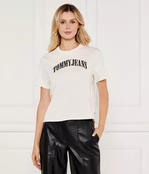 Футболка Tommy Jeans Stardust, экрю
