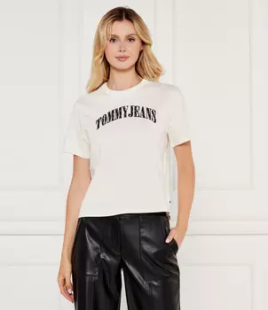 Футболка Tommy Jeans STARDUST Loose fit, экрю