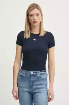 Футболка Tommy Jeans, темно-синий