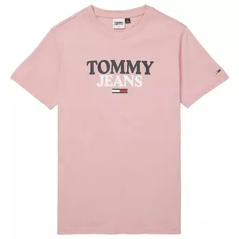 Футболка Tommy Jeans Tommy Logo, розовый