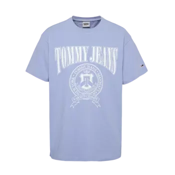Футболка Tommy Jeans Varsity Logo, голубой