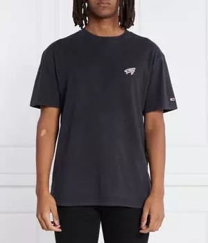 Футболка Tommy Jeans Washed Signature, черный