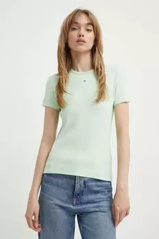 Футболка Tommy Jeans, зеленый