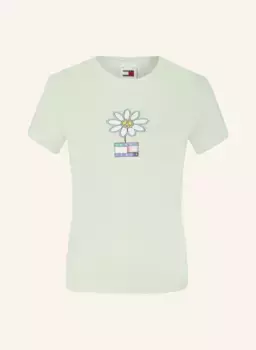 Футболка Tommy Jeans, зеленый