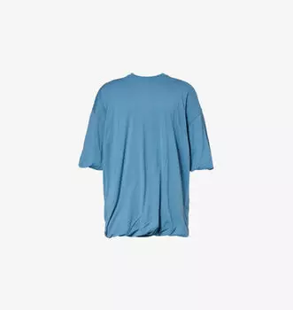 Футболка Tommy oversize из хлопкового джерси с круглым вырезом Rick Owens Drkshdw, цвет toothpaste