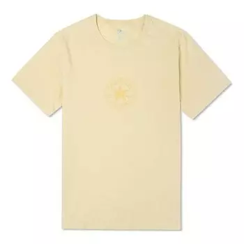 Футболка tonal all star patch graphic t-shirt 'yellow' Converse, желтый