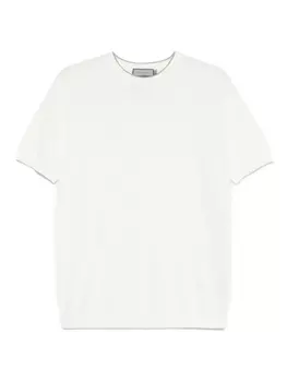 Футболка тонкой вязки Canali, белый