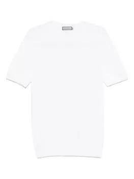 Футболка тонкой вязки Canali, белый