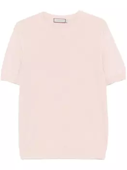 Футболка тонкой вязки Canali, розовый