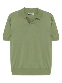 Футболка тонкой вязки Canali, зеленый