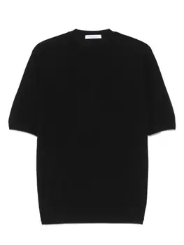 Футболка тонкой вязки Cruciani, черный