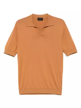 Футболка тонкой вязки Dell'oglio, коричневый