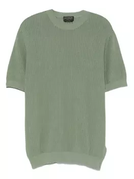 Футболка тонкой вязки Dell'oglio, зеленый