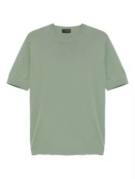 Футболка тонкой вязки Dell'oglio, зеленый