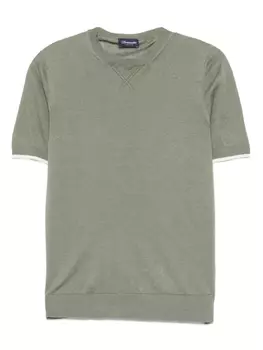 Футболка тонкой вязки Drumohr, зеленый