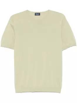 Футболка тонкой вязки Drumohr, зеленый