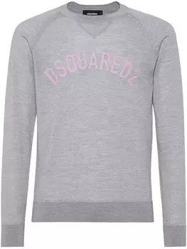 Футболка тонкой вязки DSQUARED2, серый