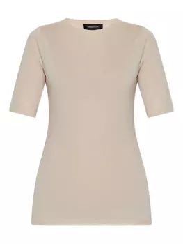 Футболка тонкой вязки Fabiana Filippi, нейтральный