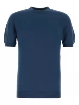 Футболка тонкой вязки Fedeli, синий