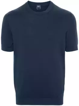 Футболка тонкой вязки Fedeli, синий