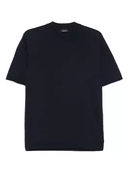 Футболка тонкой вязки Roberto Collina, синий