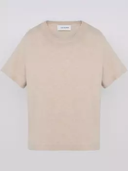 Футболка тонкой вязки Yves Salomon, нейтральный