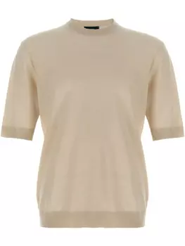 Футболка тонкой вязки Zanone, нейтральный