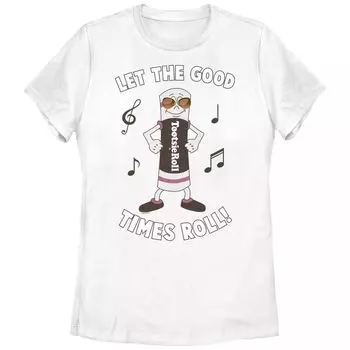 Футболка Tootsie Roll для юниоров Let Good Times Roll с рисунком Licensed Character